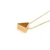 Shape In Shape Necklace, Triangle