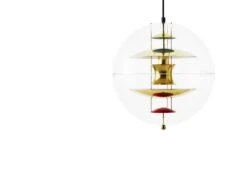 Verpan VP Globe Brass Pendant Light