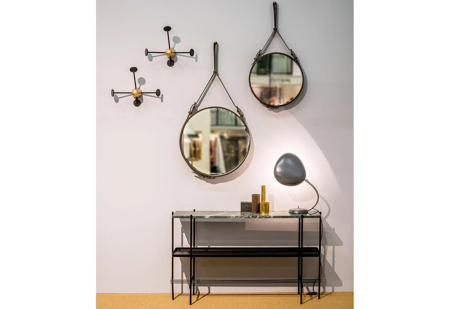 Gubi Adnet Circular Mirror, 1950 - Image 5