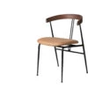 Gubi Violin Chair - Seat Upholstered