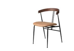 Gubi Violin Chair - Seat Upholstered