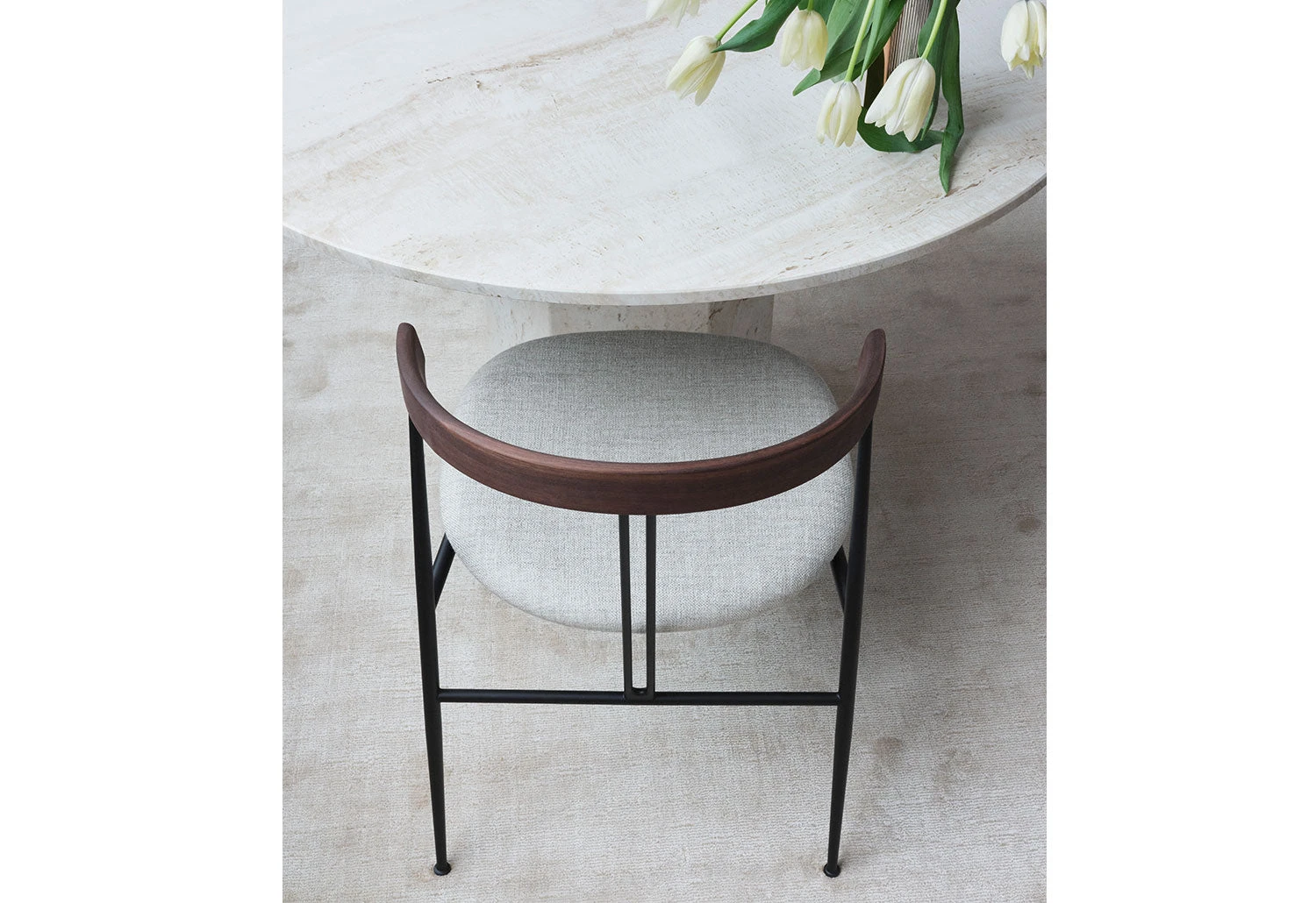 Gubi Violin Chair - Seat Upholstered - Image 12