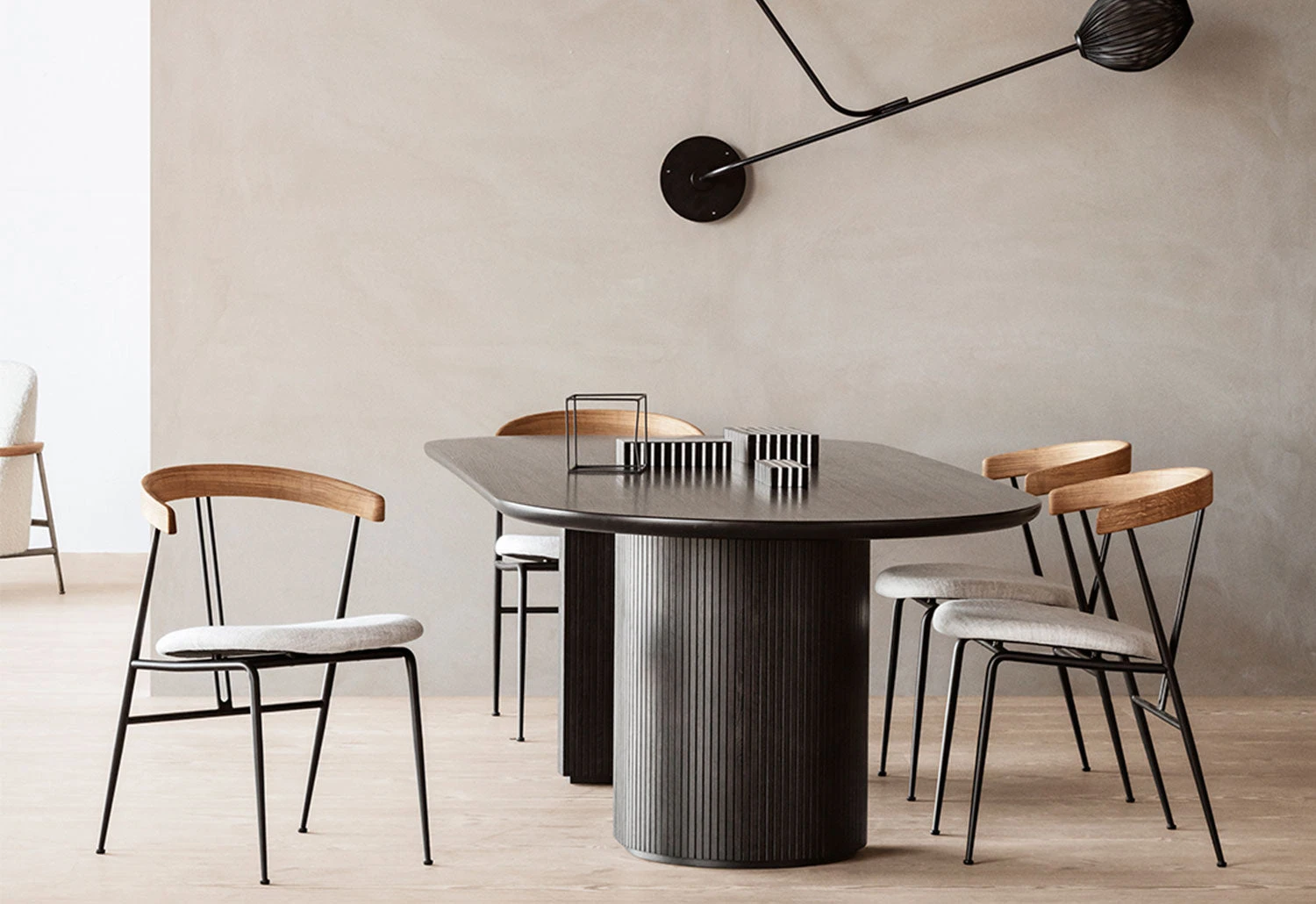 Gubi Violin Chair - Seat Upholstered - Image 2