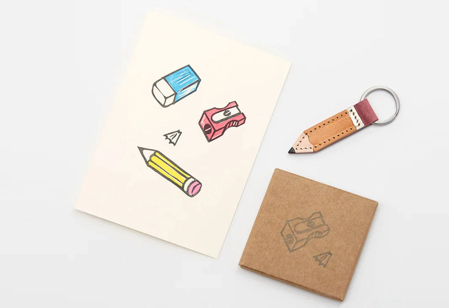 Pencil Leather Keyring - Image 2