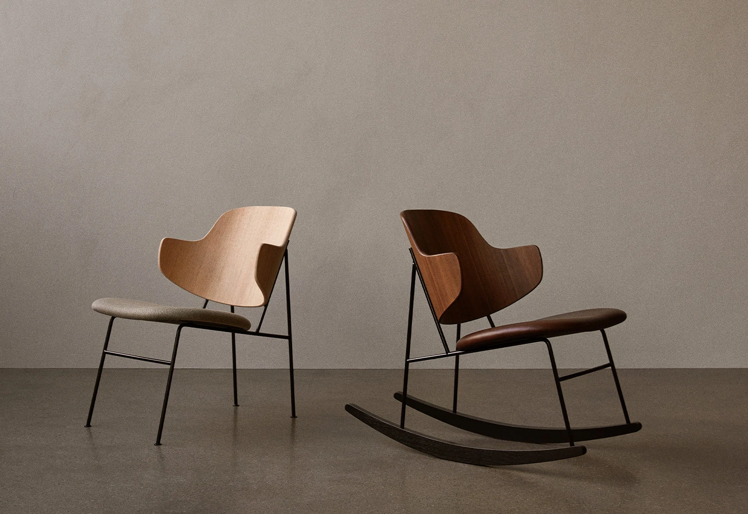 Menu Penguin Rocking Chair With Upholstered Seat, 1953 - Image 4