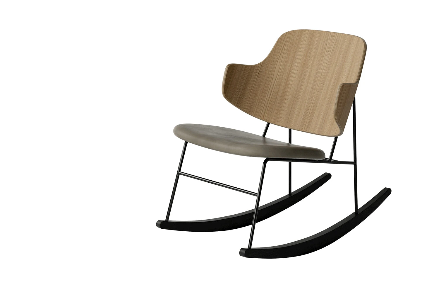 Menu Penguin Rocking Chair With Upholstered Seat, 1953 - Image 13