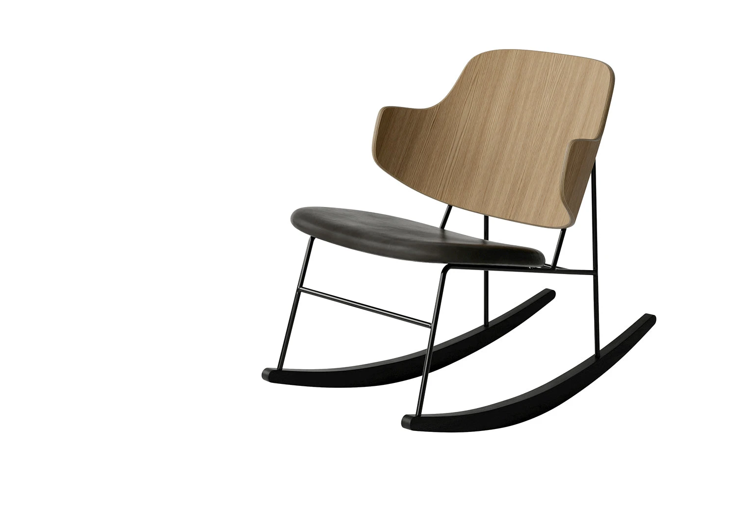 Menu Penguin Rocking Chair With Upholstered Seat, 1953 - Image 14