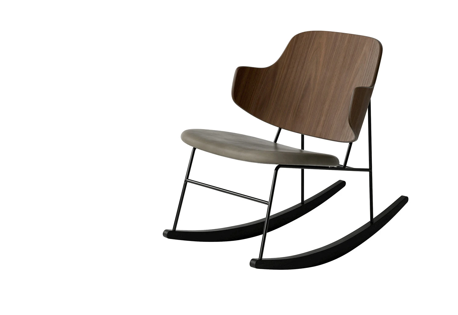 Menu Penguin Rocking Chair With Upholstered Seat, 1953 - Image 20