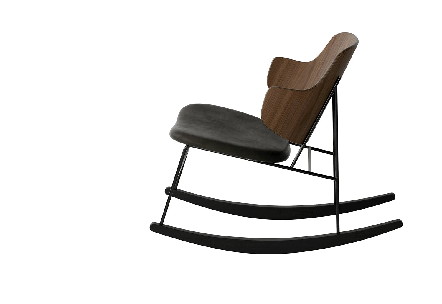 Menu Penguin Rocking Chair With Upholstered Seat, 1953 - Image 8
