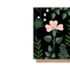 Night Garden Black Foliage Card