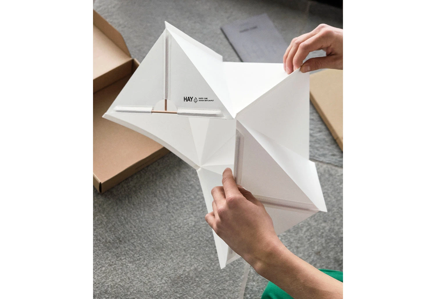 Hay Paper Cube Table Lamp - Image 15