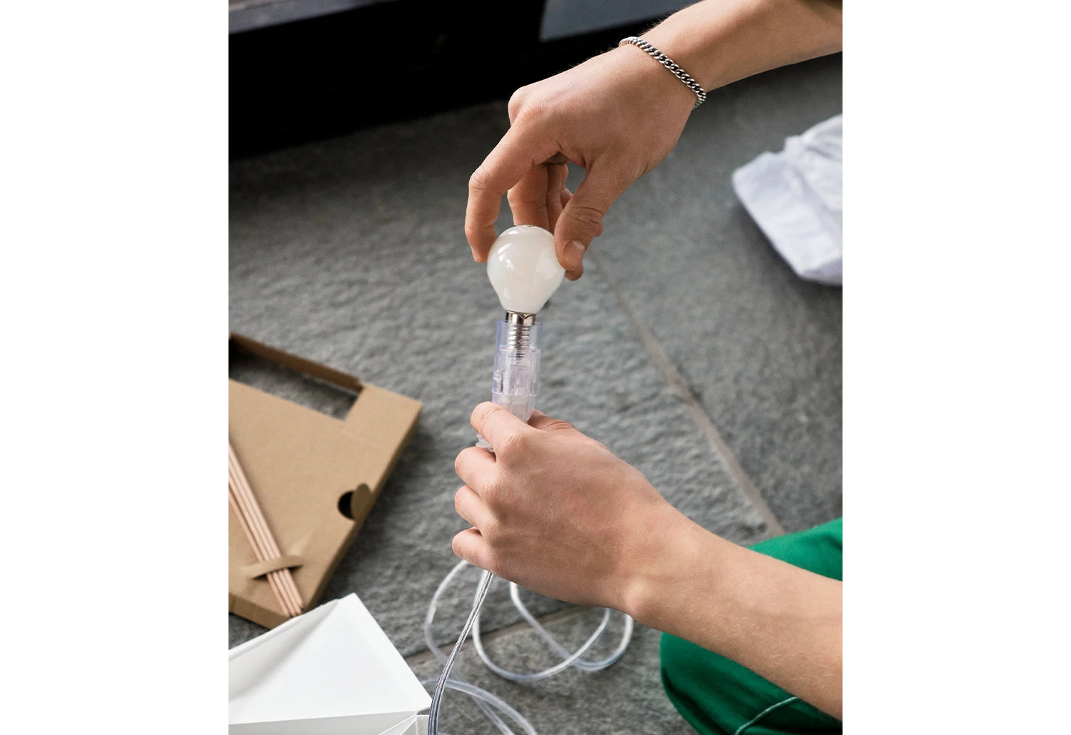 Hay Paper Cube Table Lamp - Image 12