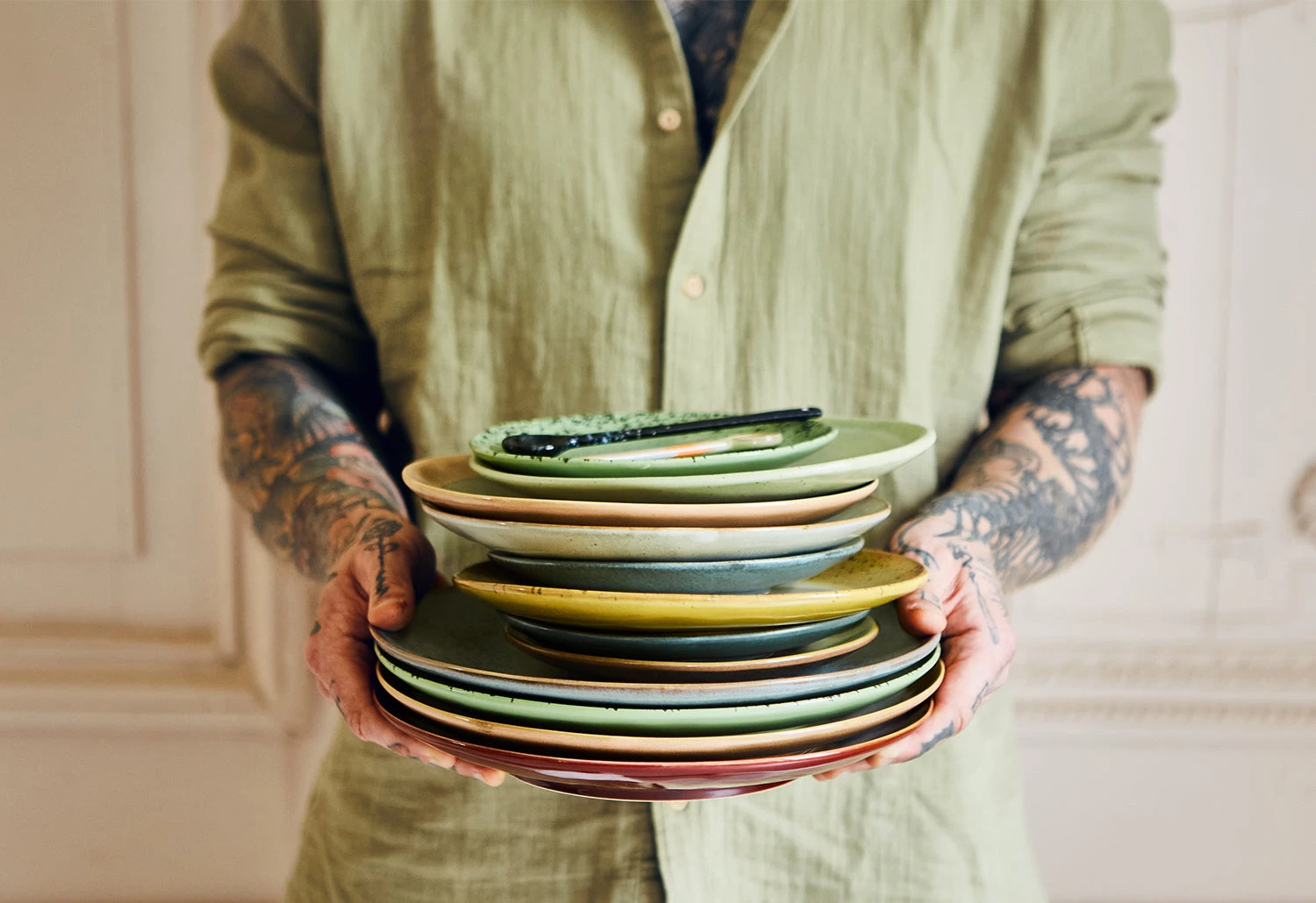 70s Side Plates, Set Of 2, Pistachio - Image 10