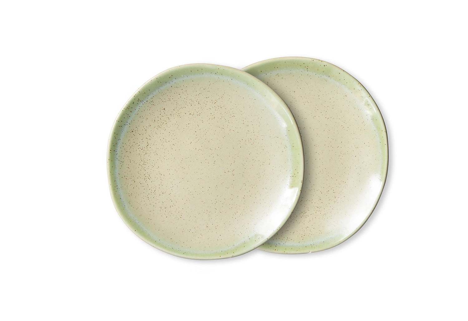 70s Side Plates, Set Of 2, Pistachio